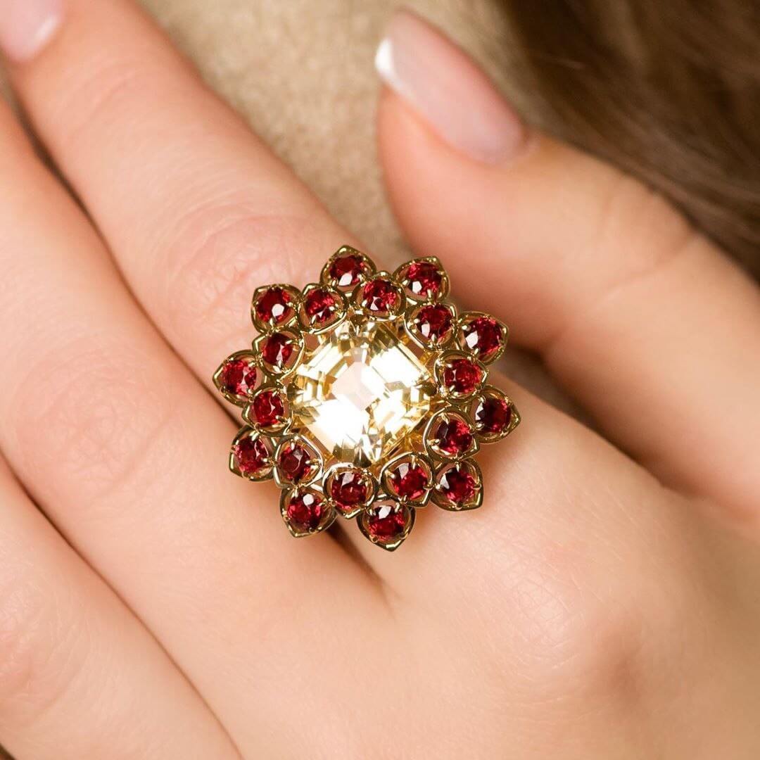 The history of cocktail rings