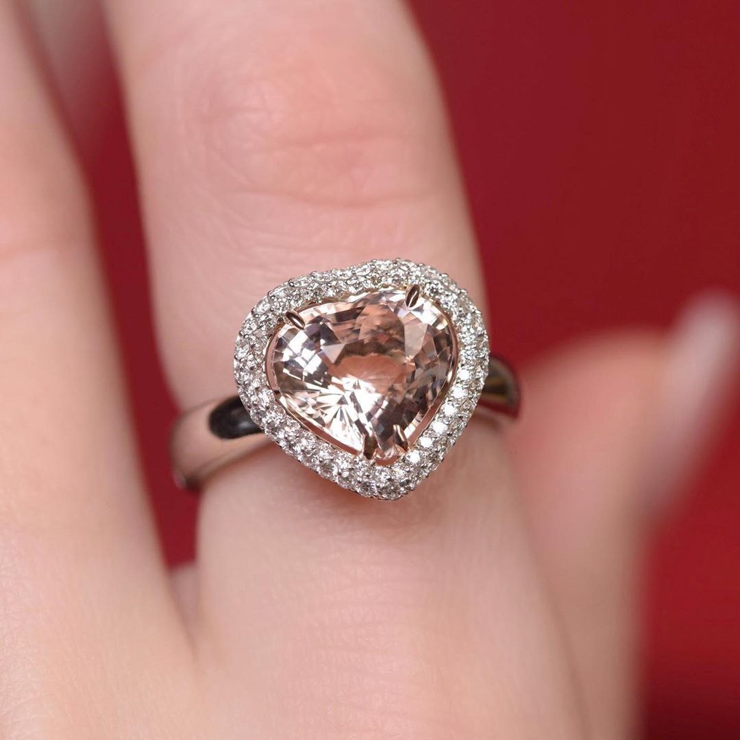 Morganite and Emerald