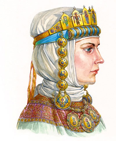 The image of a Slavic beauty
