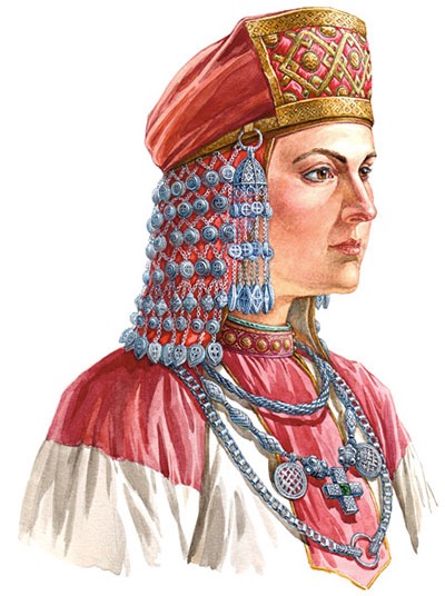 The image of a Slavic beauty