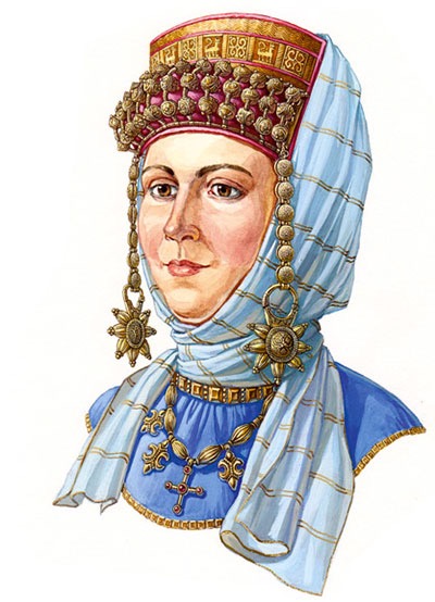 The image of a Slavic beauty
