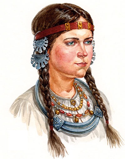 The image of a Slavic beauty