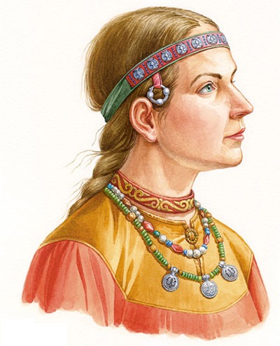 The image of a Slavic beauty