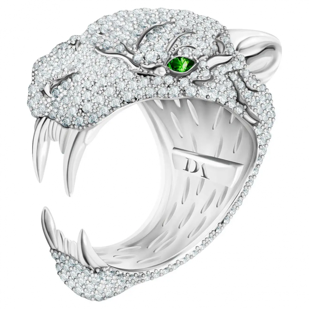 2,73 Carat White Diamonds 18 Karat White Gold 
